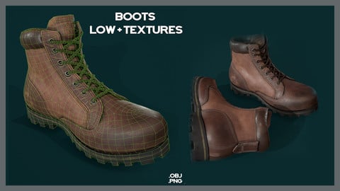 Boots Low + Textures /E.C.L