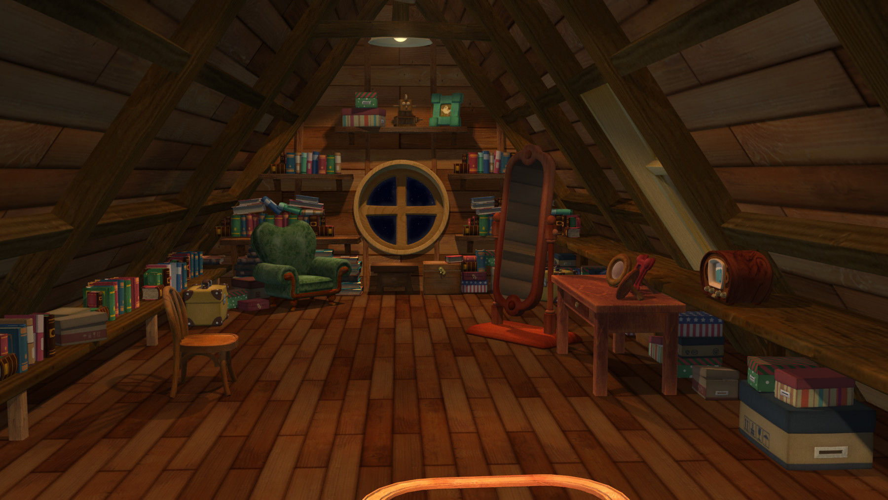 ArtStation - cartoon attic loft bedroom | Resources