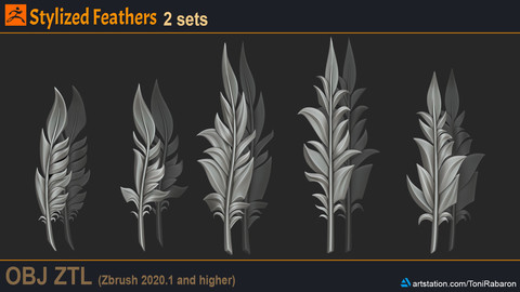 Stylized Feathers