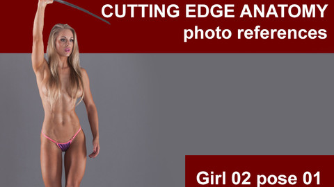 Cutting edge photo references Girl02 pose01