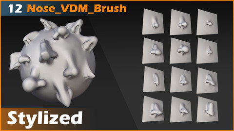 Noses_12 Stylized VDM Brush