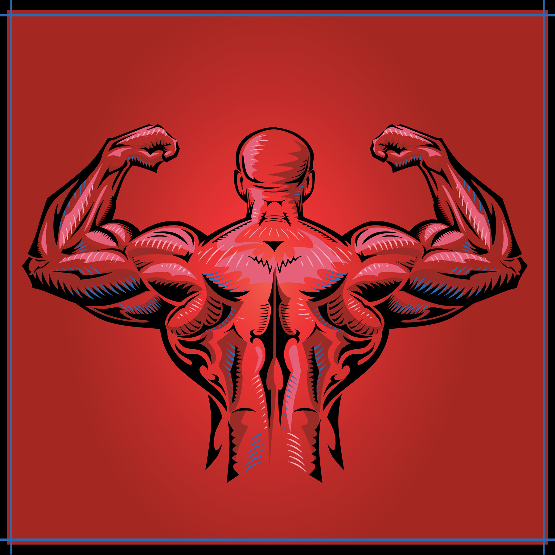 Bodybuilder Ideal Physique Poses Showing Off Stock Photo 2006307845 |  Shutterstock