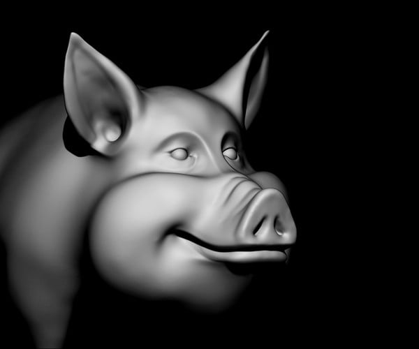 ArtStation - The Pig, 돼지어멈