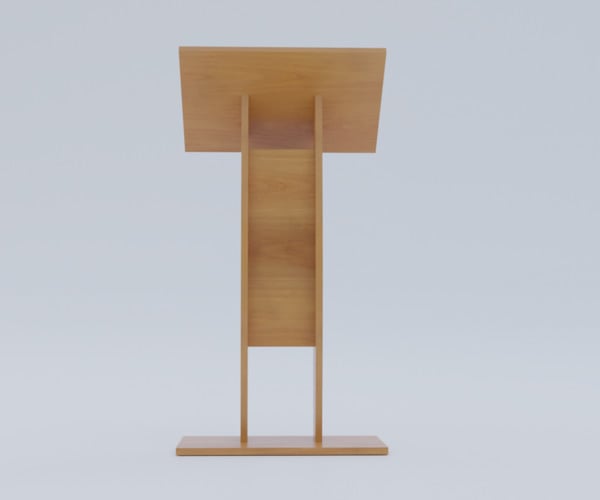 ArtStation - Light pulpit (lectern) | Resources