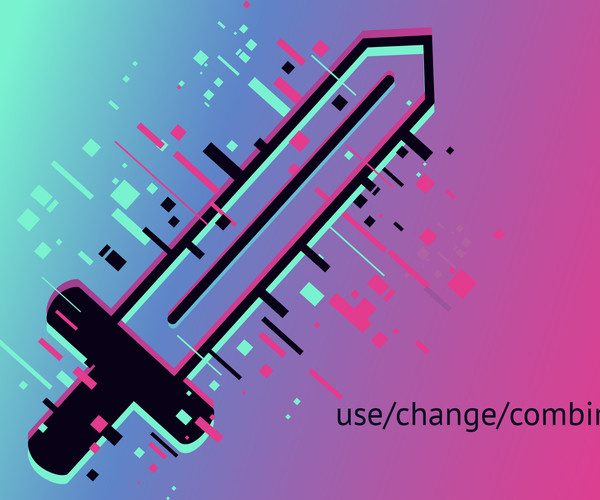 ArtStation Glitch Icons Set Game Assets