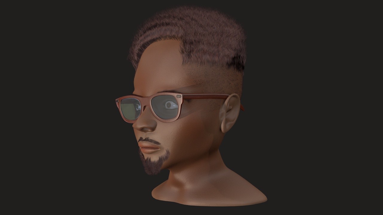ArtStation - African American young head male | Resources