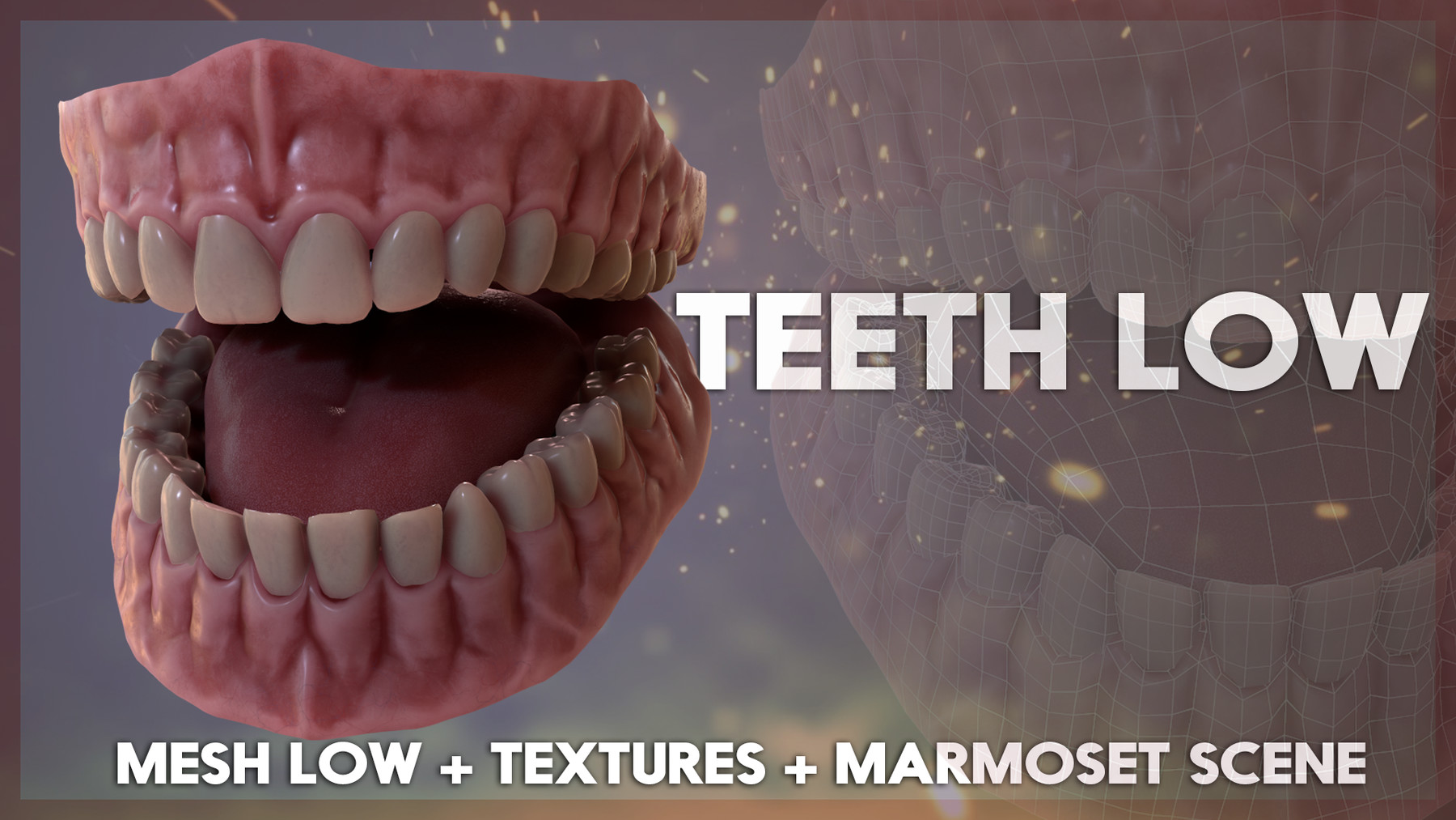 monster teeth texture