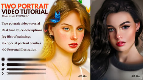 Two - Portrait video tutorial bundle