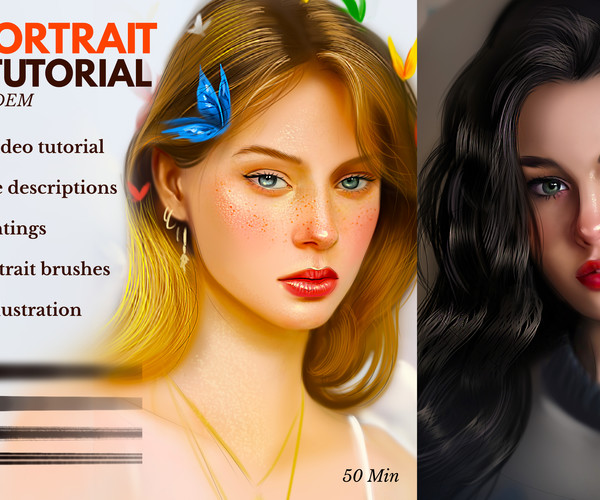 ArtStation - Two - Portrait video tutorial bundle | Tutorials