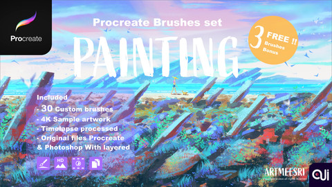 Procreate Brushes set : Painting