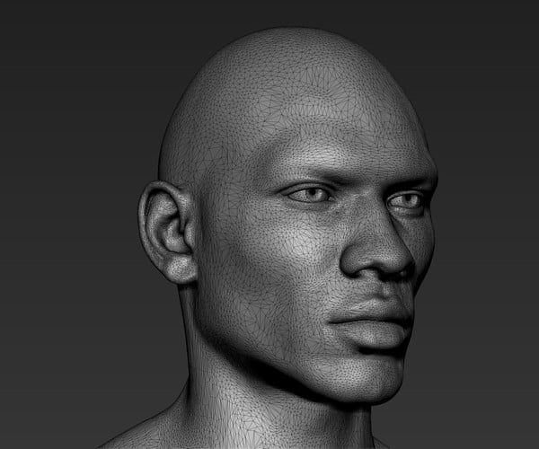 ArtStation - Black Man Head Sculpts | Resources