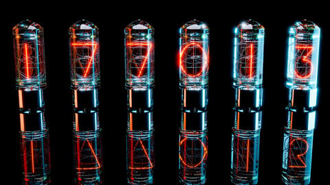 NIXIE TUBE (Blender)