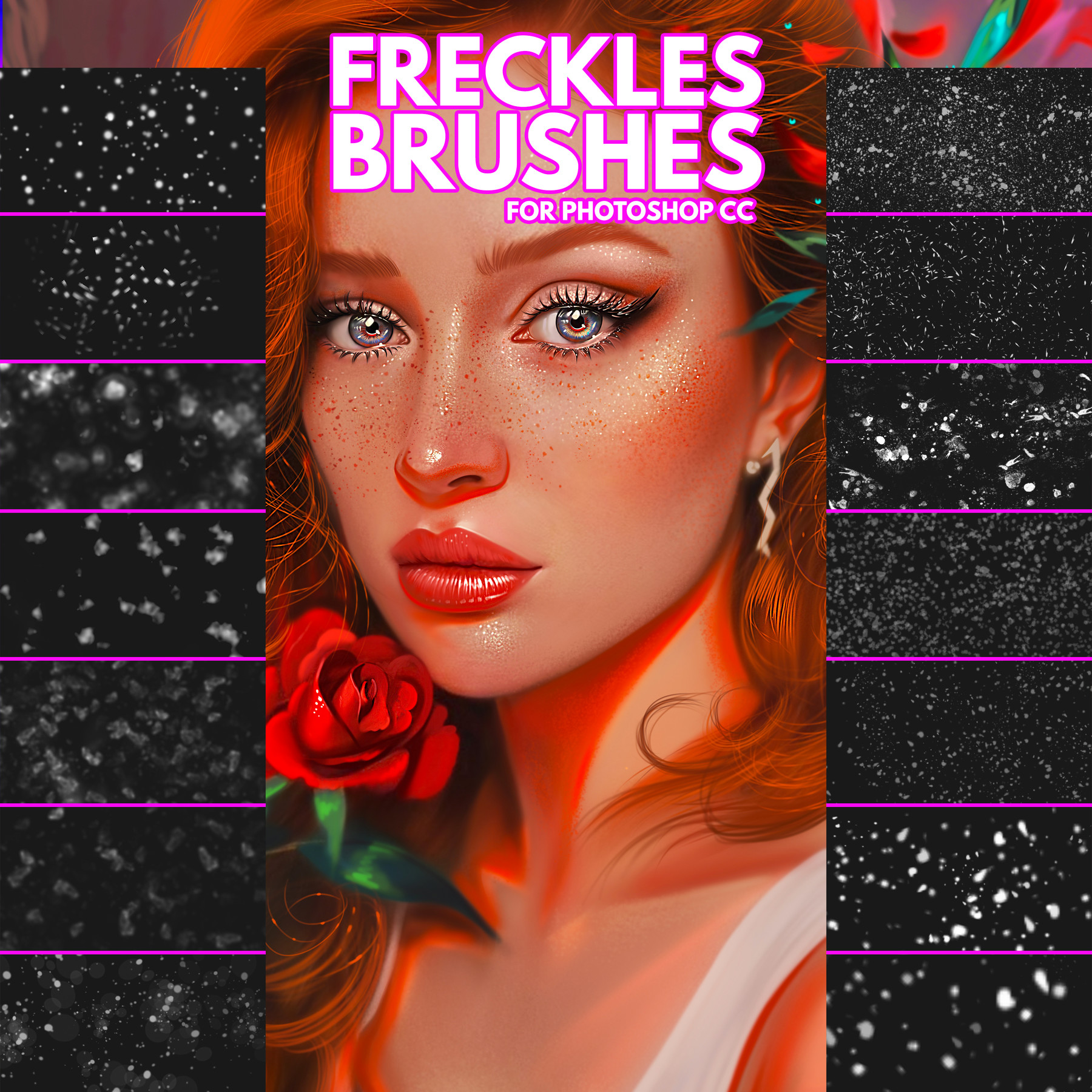 free procreate brushes freckles