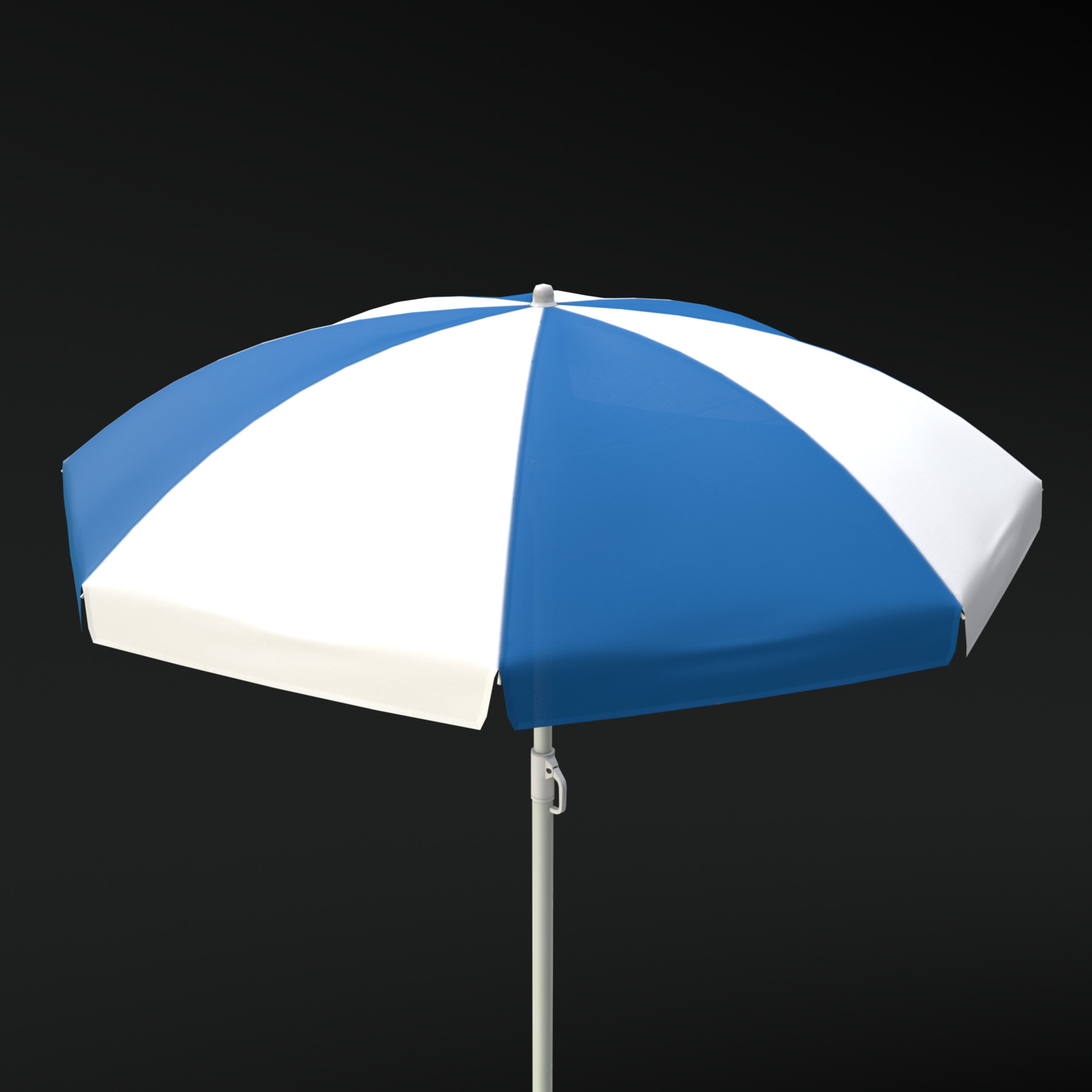 ArtStation Garden Umbrella V2 Clean and Dirty 4 Colours Game Assets
