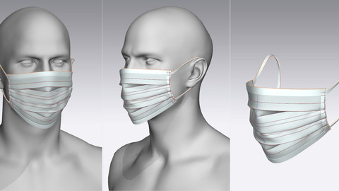 Making a Surgical Mask in Marvelous Designer 6.5