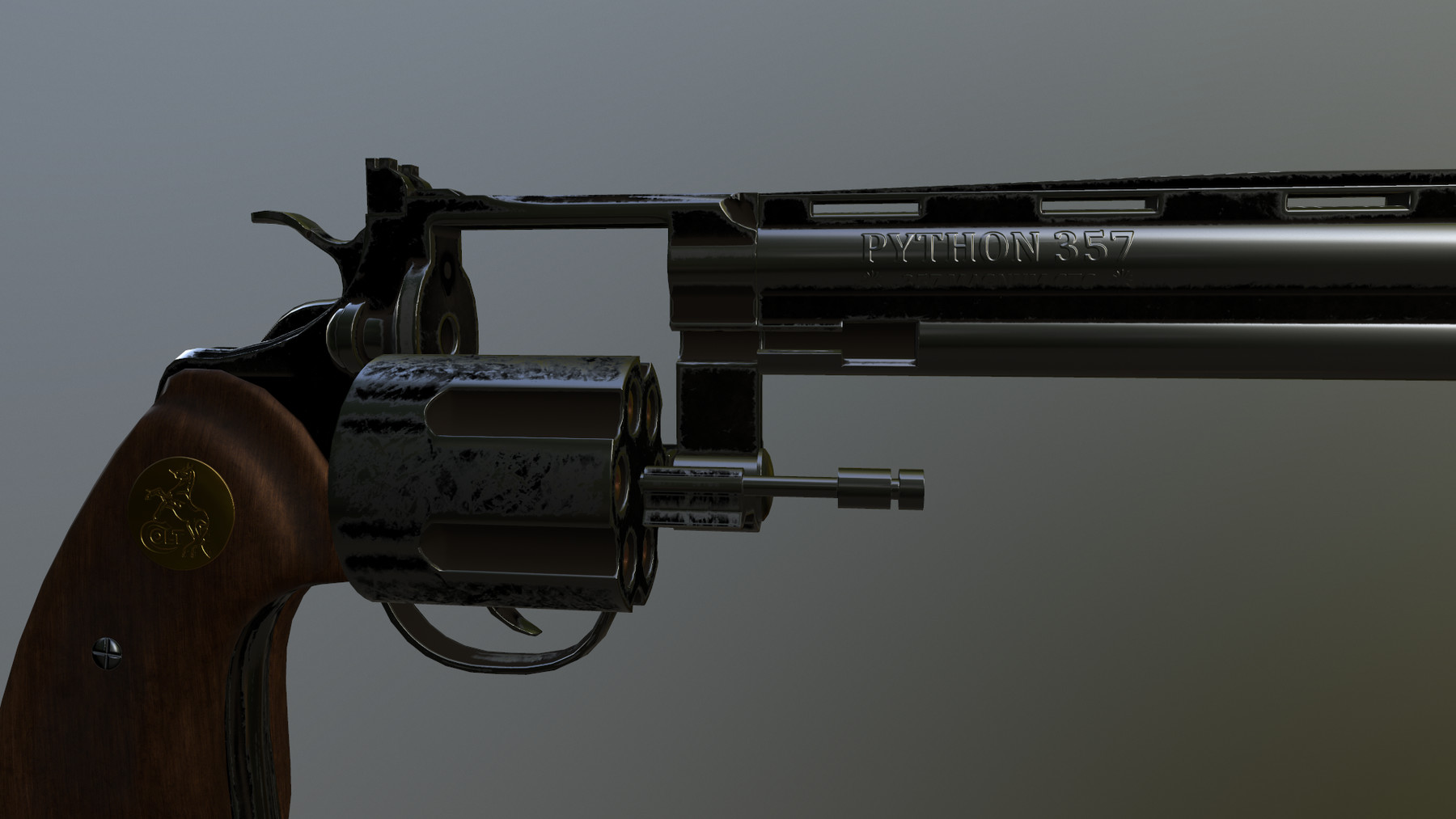 ArtStation - Colt Python | Game Assets