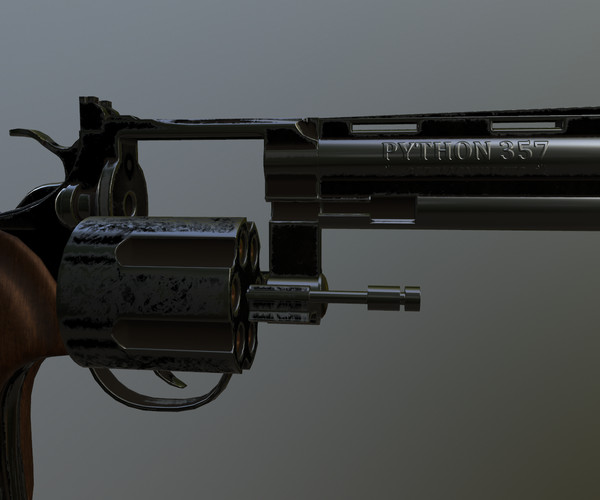 ArtStation - Colt Python | Game Assets