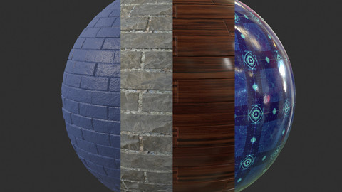 25 PBR Material Pack - 4K