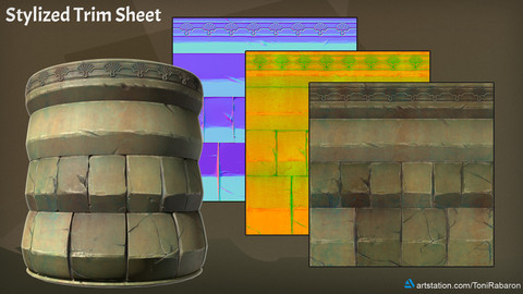 Stylized Trim Sheet