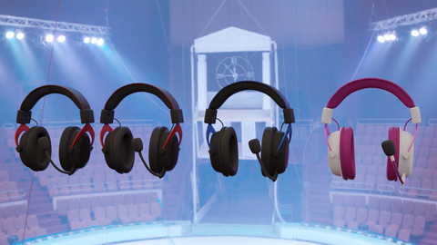 Gaming Headset 3D Model