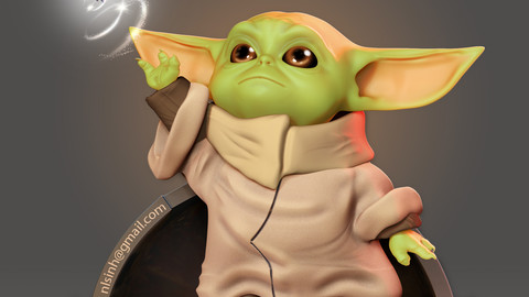 Baby Yoda - Fan art