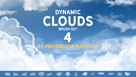 Dynamic Clouds Brush set 4