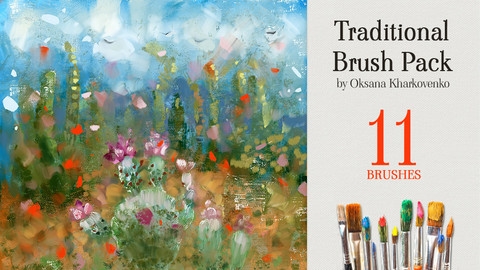 Traditional Brush Pack by Oksana Kharkovenko
