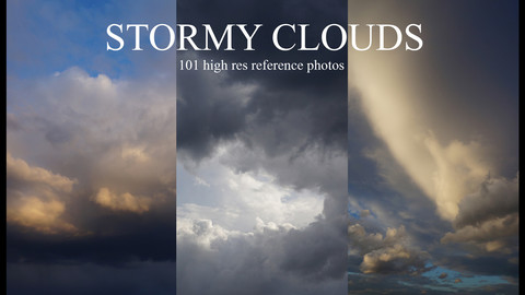 Stormy Clouds and Skies Photo pack