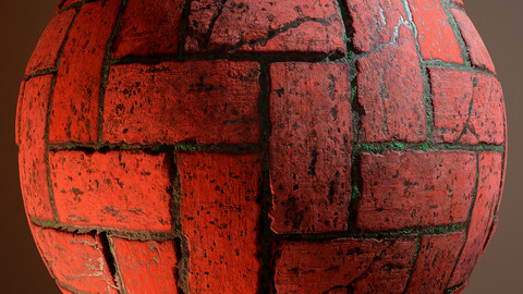 Brick Weave Pathway Material
