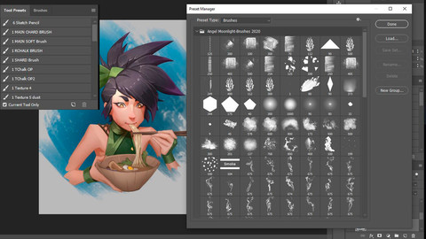 My brushes and tool presets!