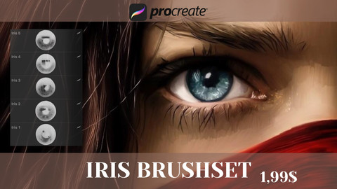 Iris Brushes for Procreate