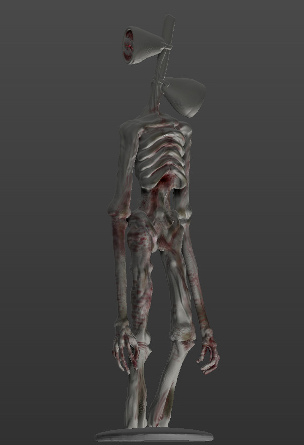 SCP-096 skeleton 3D model 3D printable