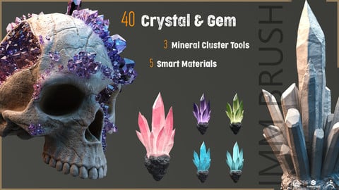 40 crystal & gem imm brush (+smart materials)
