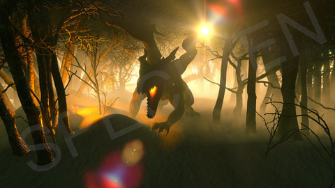 Dragon in the Woods