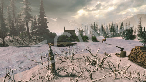 Happy Little Mountain in the winter