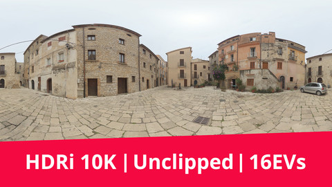 Hdri - Buildings And Clouds Texture