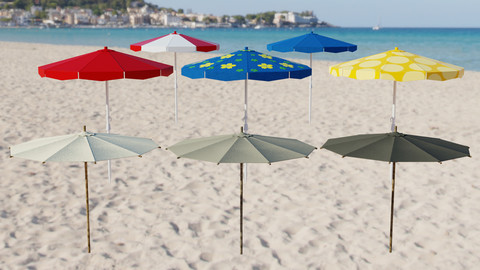 Beach Umbrella  3D Model