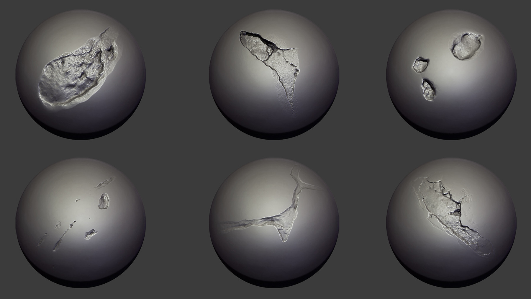 zbrush cracks in wall