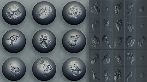 Zbrush - Stone Cracks Vol. 2