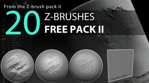 20 Z-Brushes | FREE PACK II