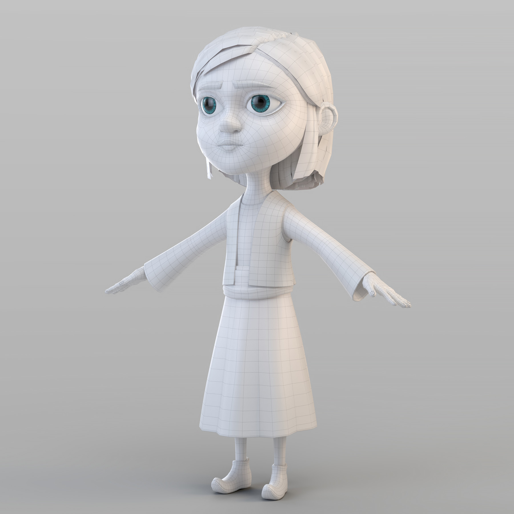 ArtStation - Cartoon Peasant Girl | Resources