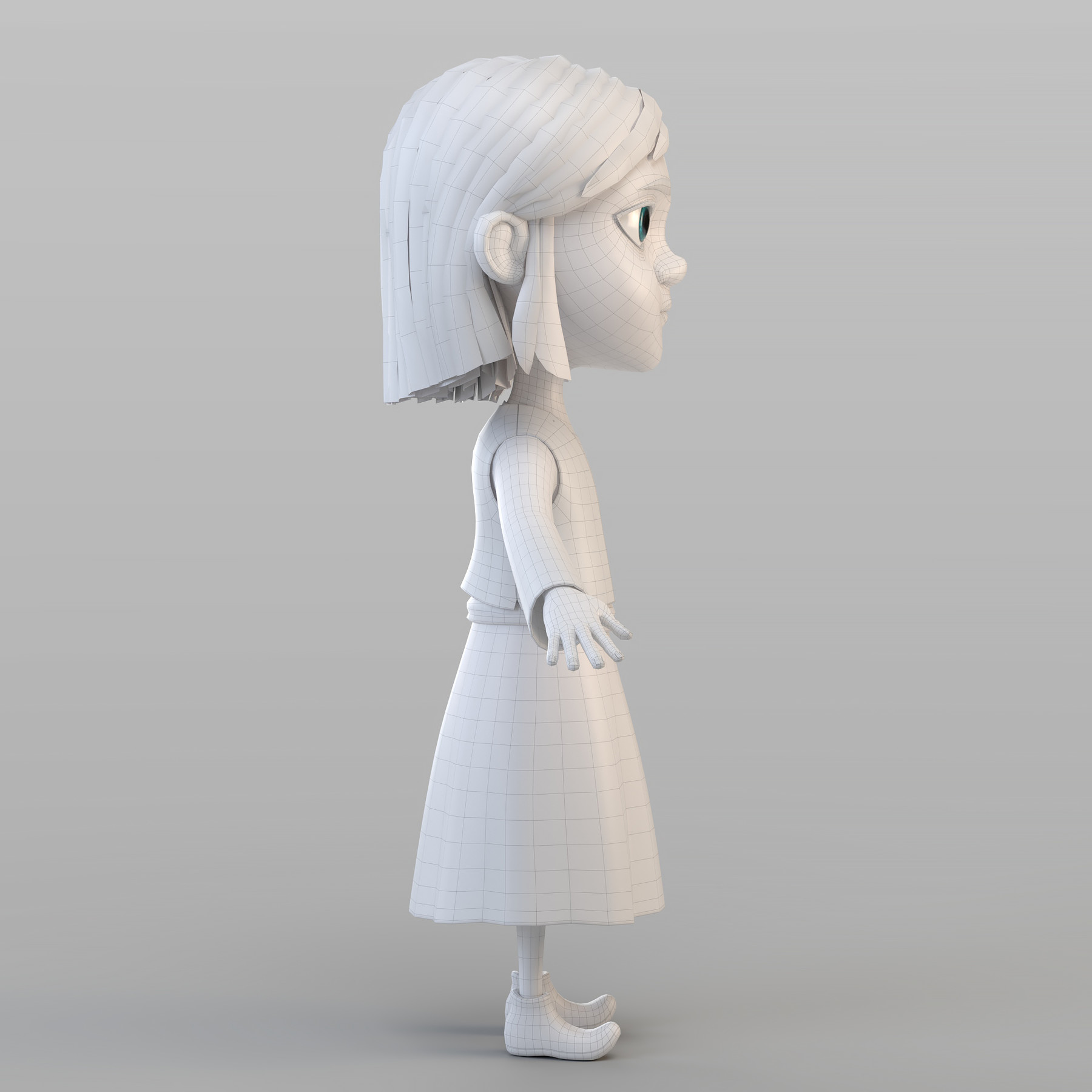 ArtStation - Cartoon Peasant Girl | Resources