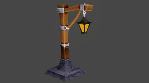 Stylized Post Lantern