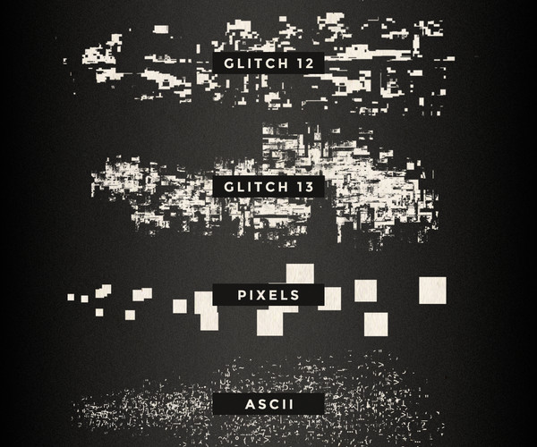 ArtStation Glitch Procreate Brushes Brushes