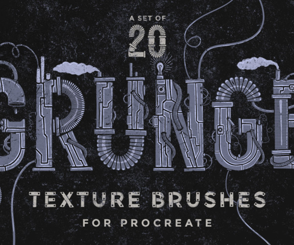 ArtStation - Grunge Texture Procreate Brushes | Brushes