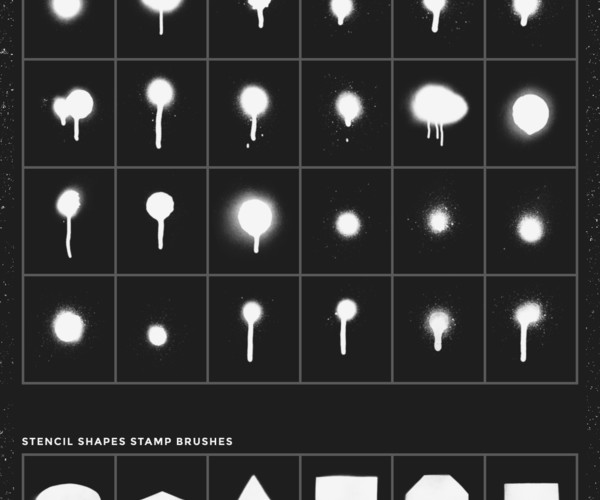 ArtStation Stencil Kit Procreate Brushes Brushes