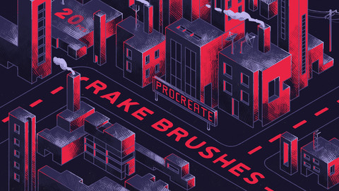 Rake Procreate Brushes