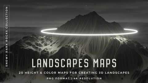 Set of 20 Landscapes Maps