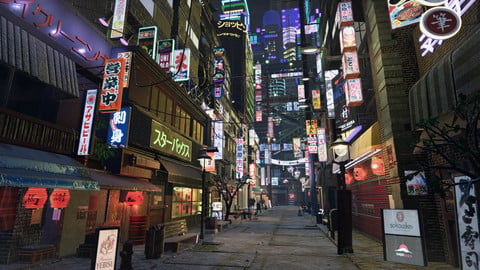Tokyo City Street (Futuristic)