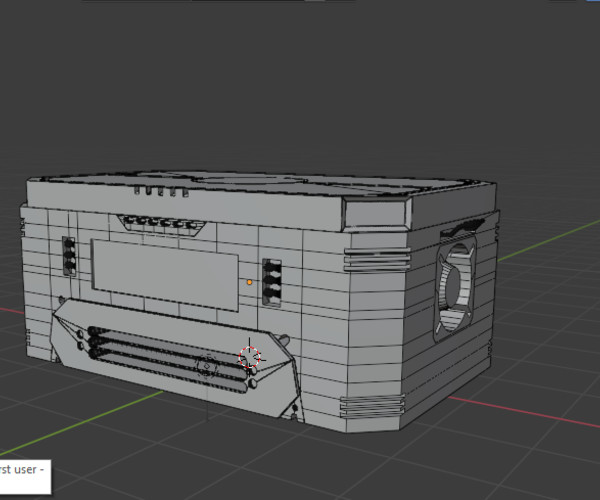 ArtStation SciFi Crate with Battery Game Assets